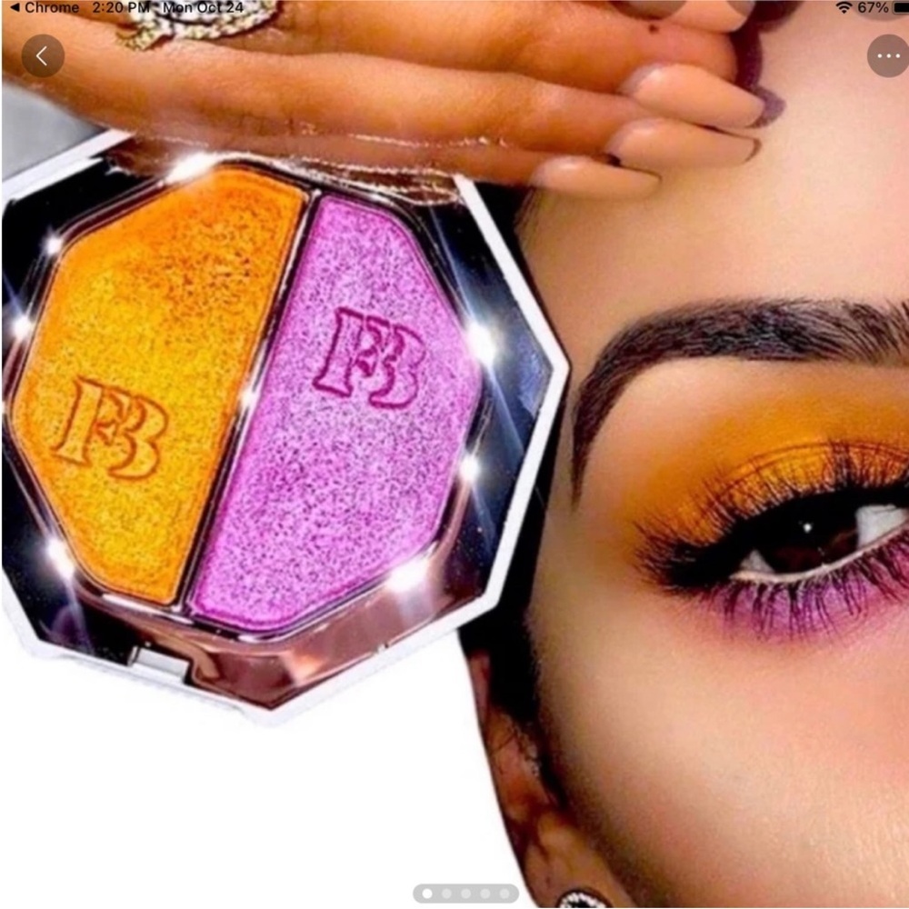 NIB Fenty Beauty Kilowatt Foil Mimosa Sunrise Sangria Sunset Duo Rihanna